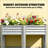 Outdoor Elevated Planter Box,Raised Garden Bed