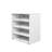 Shoe Box With Rgb Led Light, Wooden Stackable Shoe Storage Box With Glass Door, Shoe Storage Bin Shoe Display Case For Sneakers (4 Tier-1)
