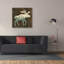 «Simple Living Moose Silhouette» par Michael Mullan, art mural sur toile-1786425641