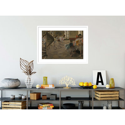 «The Rehearsal» par Edgar Degas, impression giclée encadrée
