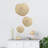 Set of 3 Modern and Luxury Abstract Gold Metal Wall Decor