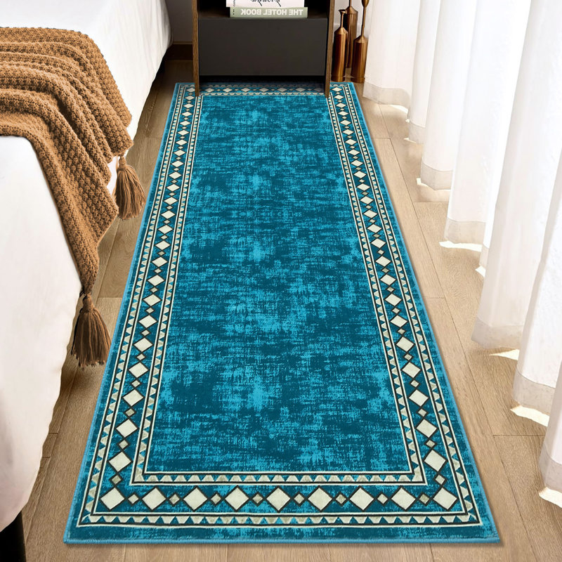 Tapis Izayuh avec envers antidérapant, Tapis de couloir 2 pi x 6 pi