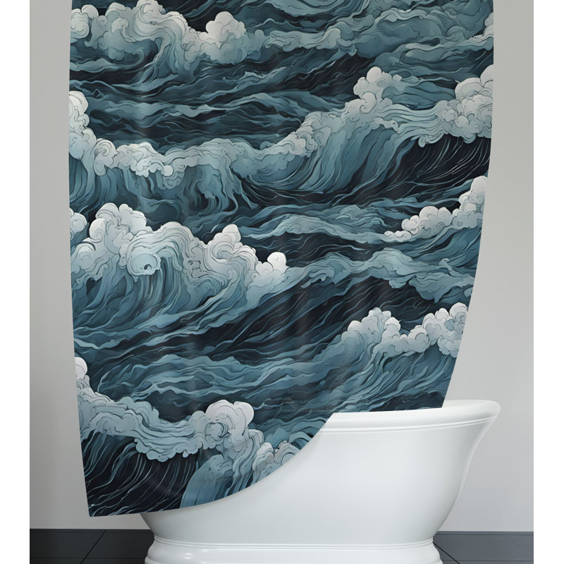 Rideau de douche Amadahy, H 72 po x l 70 po