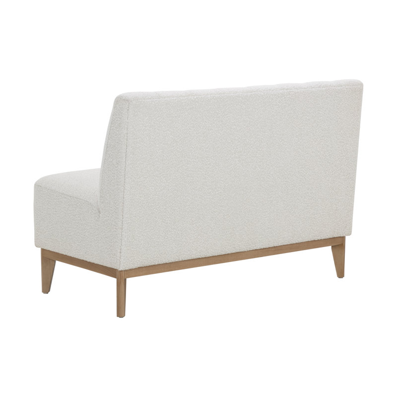 KOSOVO Upholstered Bench, White