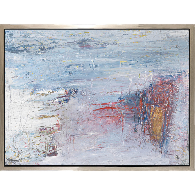 Ceilo Amor I - peinture sur toile avec cadre flottant