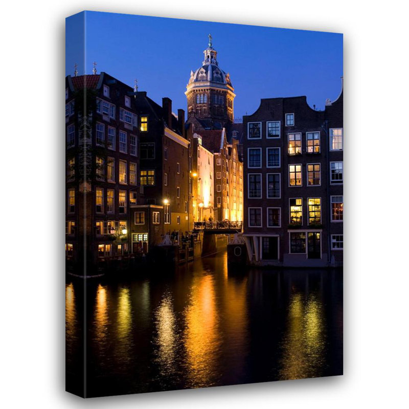 Oudezijds Kolk à Amsterdam, Pays-Bas, H 18 po x l 12 po