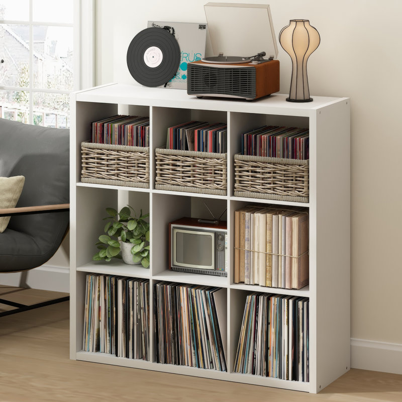 Tanvee 111.2cm H Media Shelves, White