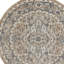 Tapis oriental beige tissé à la machine 5 pi x 5 pi