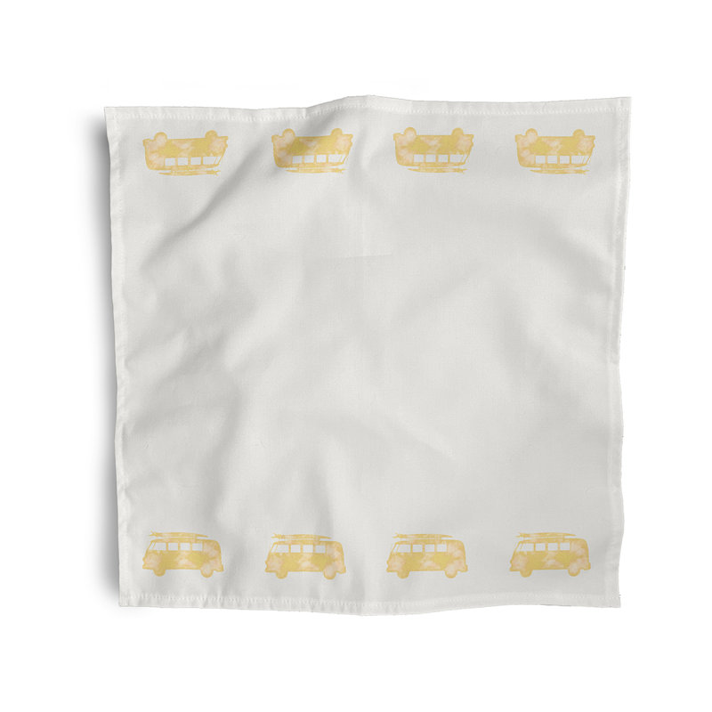 Leviner Polyester Square Napkin, Yellow
