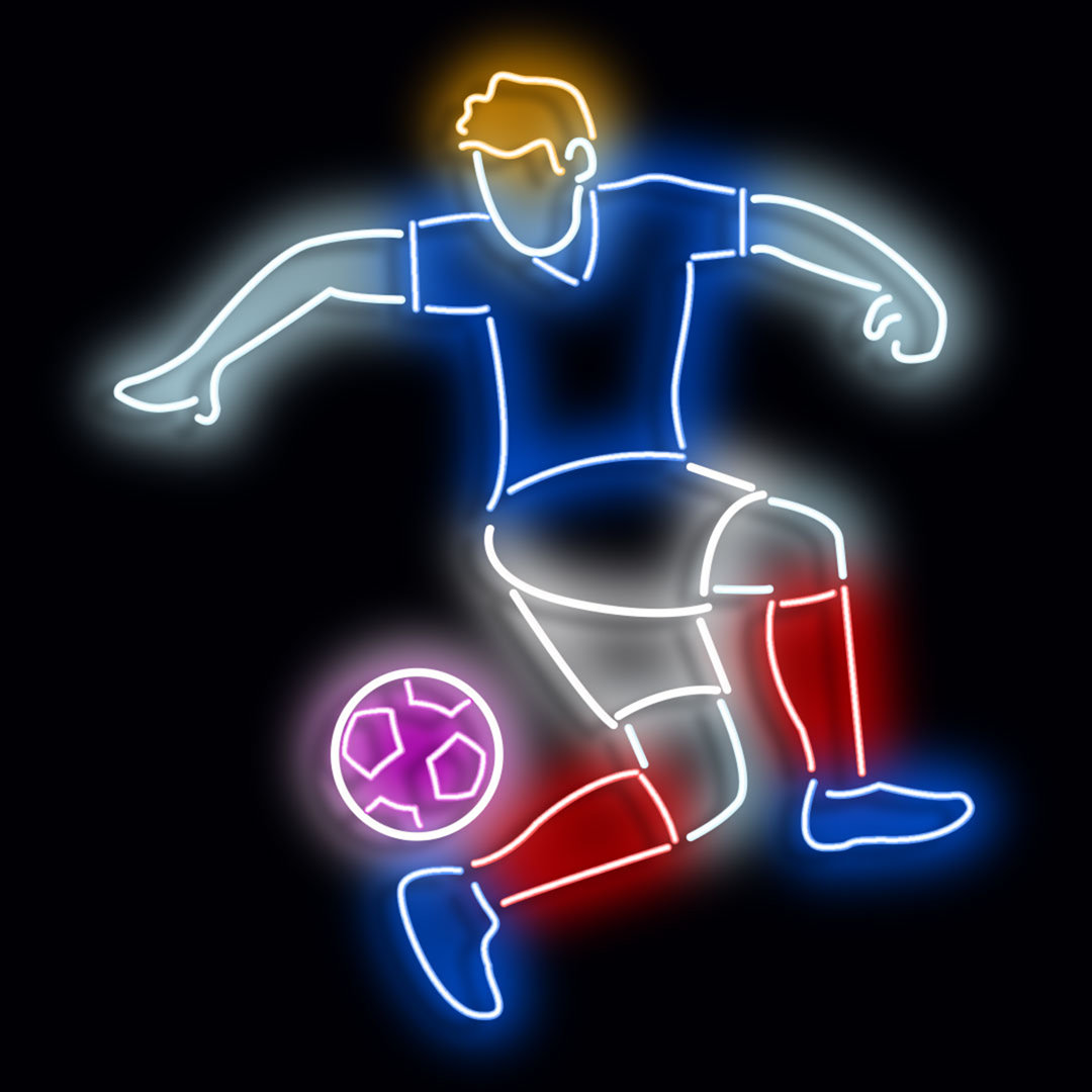 France Fans 60cm LED Sports Neon Sign