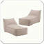 Paire de chaises d'extérieur résistantes aux intempéries-683617859