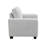 Darley 40" Accent Chair, Soft Gray Chenille