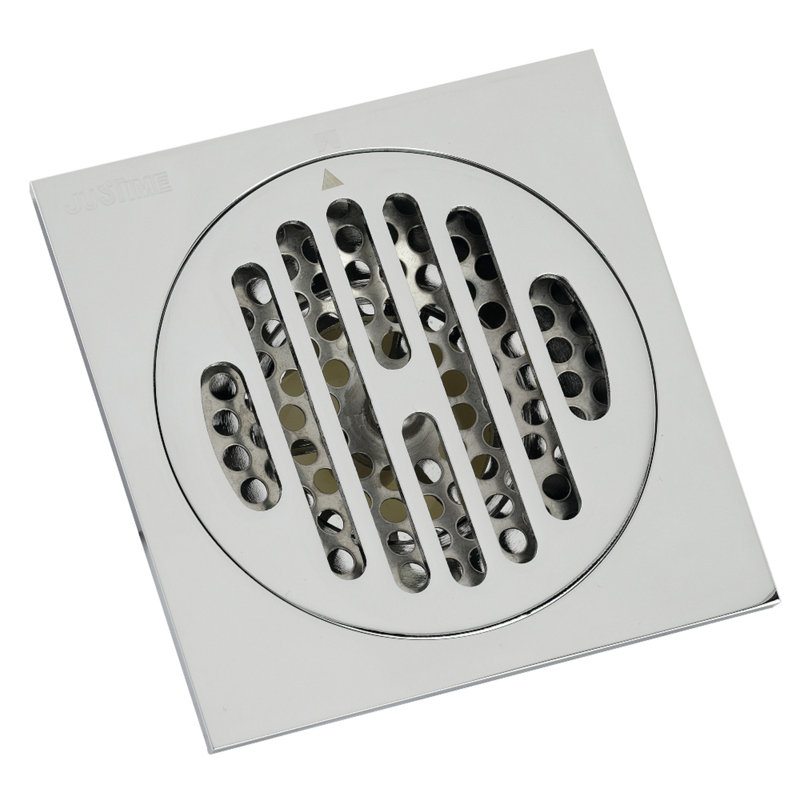 Drain de douche Watercours Symmetric Grid, Chrome poli