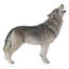 Statue debout loup