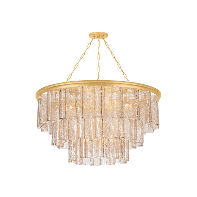 Finchville 9 - Light Tiered Chandelier, 17.25" H x 32" W x 32" D, 2 Tiers