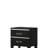 Chelsie Black Finish Nightstand, Nightstand
