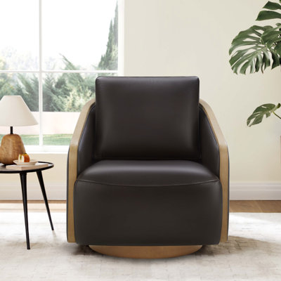 Fauteuil demi-tonneau pivotant l 32 po Nieve
