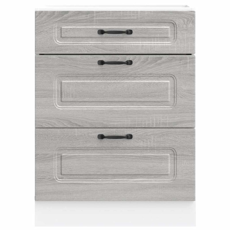 Badriya Standard Base Cabinet, Grey Sonoma