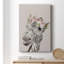 Peek a Boo Giraffe I - Impression sur toile tendue-1740012749