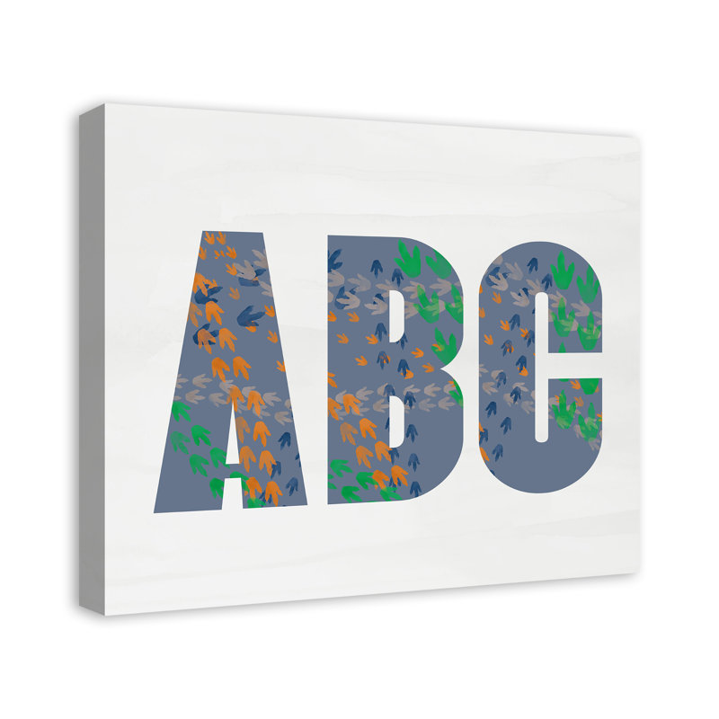 Art sur toile ABC, H 24 po x l 20 po x P 1,25 po