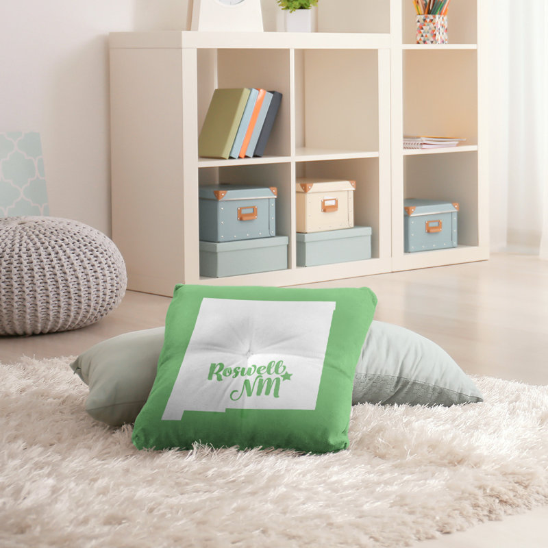 Coussin de plancher touffeté, 30 po x 30 po, Vert, Chattanooga