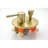 High Bathroom Shower, 10" Stainless Steel Rain Shower Head And Handheld In Brushed Gold 2 Way Balance Kit, With-121169478