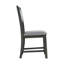 Chaise d'appoint Relyea en gris foncé