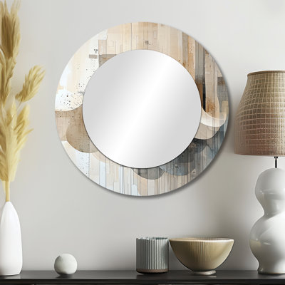 Urban Urban Of Abstract Line Art I - Minimalisme paysage miroir mural - imprimé sur métal
