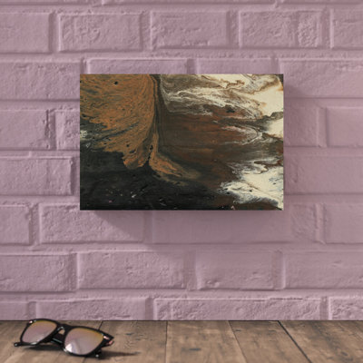 «Dark Flow III» par Regina Moore - peinture sur toile tendue