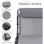 Outsunny Portable Sun Lounger Folding Camping Bed Cot Pillow Grey