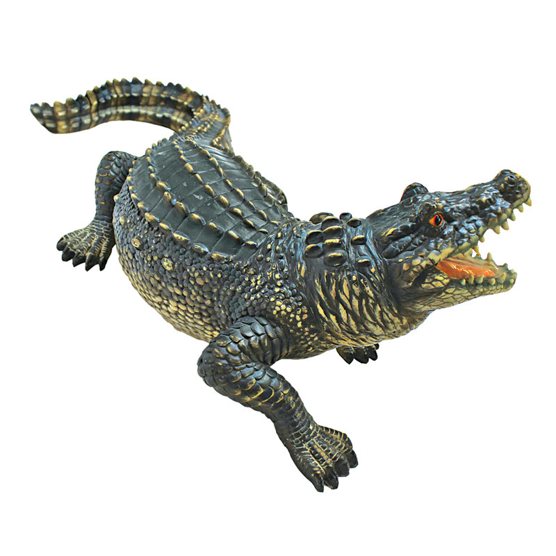 Statue évaporation gator alligator agitée