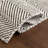 Azarian Geometric Diamond Handmade Tufted Wool Ivory/Black Rug-297324643