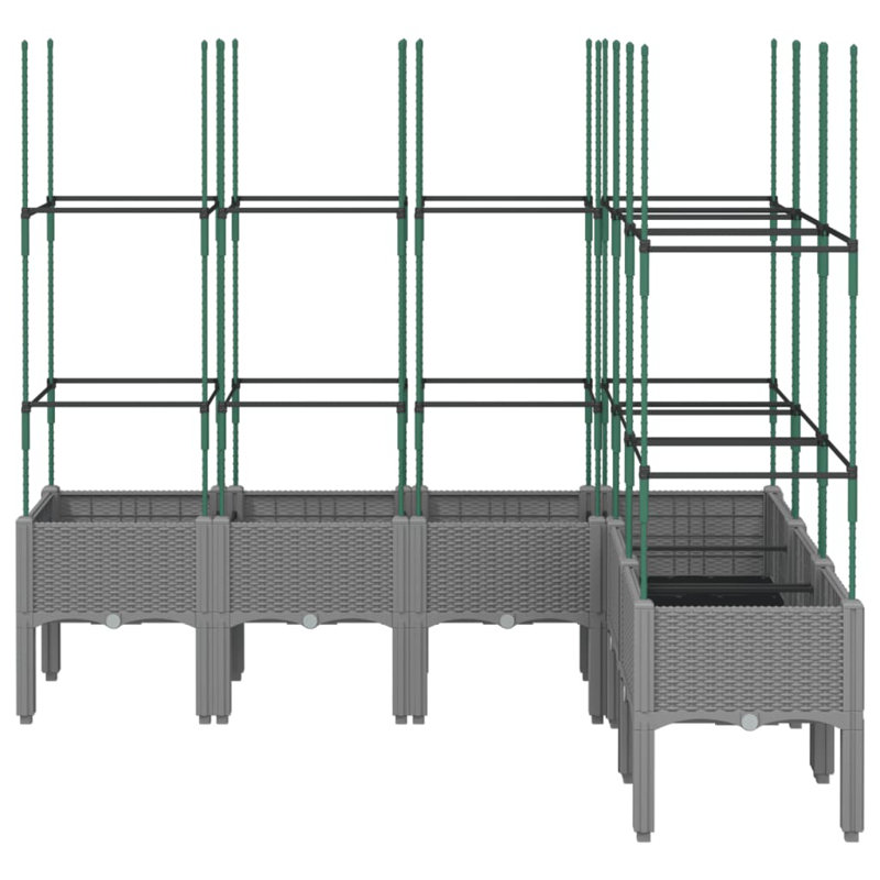 Hogarth Planter Box, Light Grey