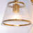 Modern Brushed Gold Wall Sconce