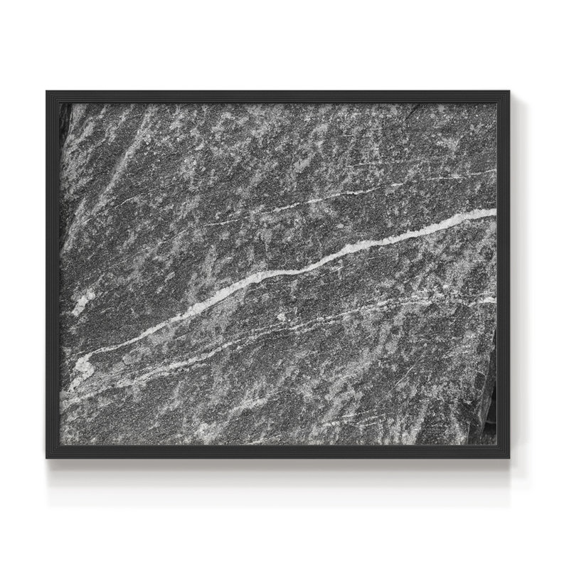 Found Foundes - Impression encadrée - Restickable, H 8 po x l 10 po, Noir