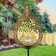 Exhart Solar Metal Filigree Full Flame Torch Garden Stake, 6.5 by 35.5 Inches