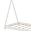Lit plateforme House avec structure triangulaire-1064462165