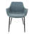 Haglund Leather Dining Chair with Powder-Coated Iron Legs Accent Side Chair Foam Padded Seat Versatile Kitchen Chair for Modern Home and Kitchen-123386569-68459896