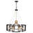 Bossley 6 - Light Dimmable Sputnik Geometric Drum Chandelier-1512385245