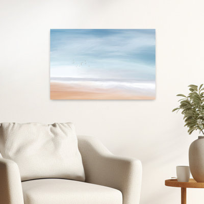 «Honor's Beach», art abstrait de paysage côtier