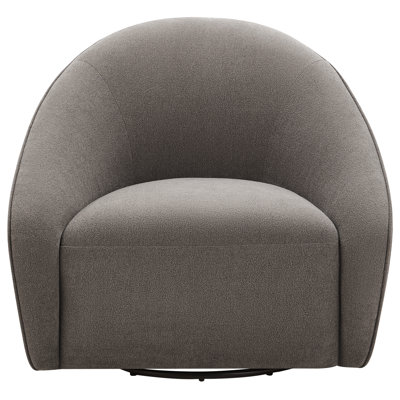 Miley Oversized Upholstered Swivel Accent Chair