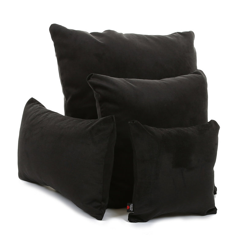 Mirador Rectangular Cushion, Black