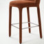 Tabouret de comptoir moderne 26,5 "entièrement rembourré en tissu (ensemble de 6)-132490631