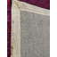 Tapis mauve en soie 8 pi x 10 pi sans motif de couleur unie