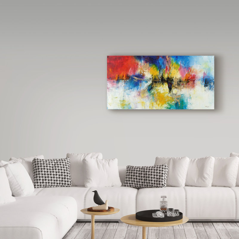 Barabbas «Reflections 1», reproduction de peinture acrylique sur toile tendue, H 12 po x l 24 po x P 2 po