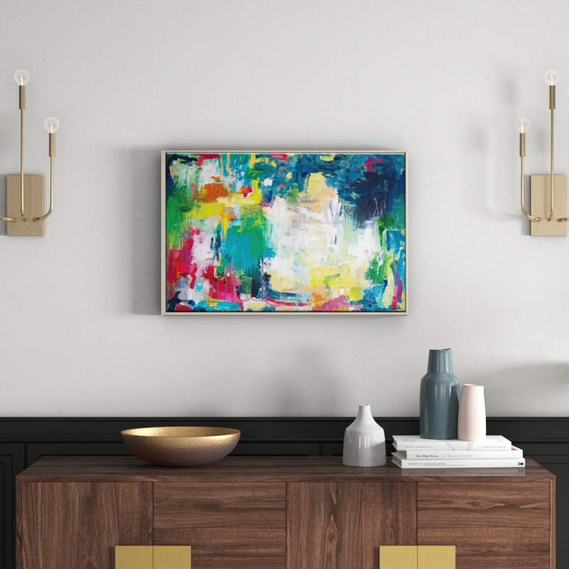 Rebel by Amira Rahim - Print on Canvas, Black, 51cm H x 76cm W