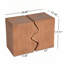 Ensemble de 2 tables d'appoint d'extérieur rectangulaires-1252590115