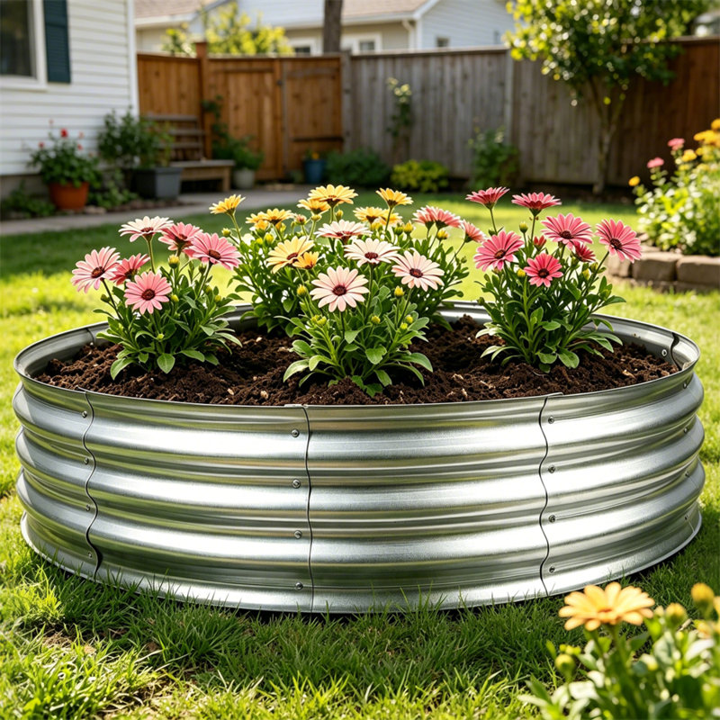 4FT Galvanized Raised Garden Bed