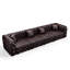 Canapé modulaire en cuir synthétique modulaire 134,4