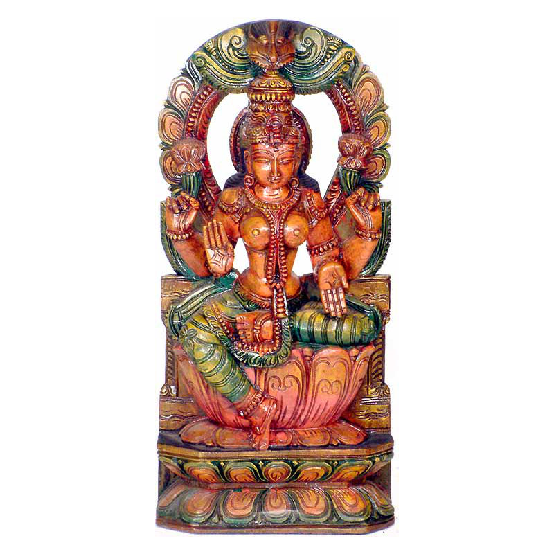 Déesse Lakshmi à Lalitasana